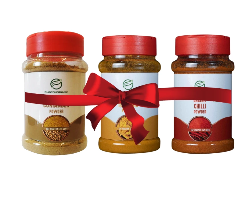 Chilli Powder, Turmeric Powder & Coriander Powder